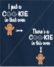 Cookie in oven